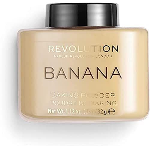 Makeup Revolution, Polvos sueltos, Banana, 32g