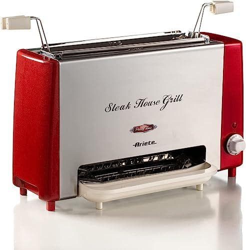 Ariete - Grill eléctrico, cocción vertical, 1.300 W