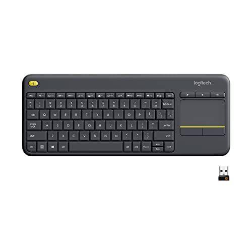 Logitech - Teclado táctil Inalámbrico Plus con touchpad integrado