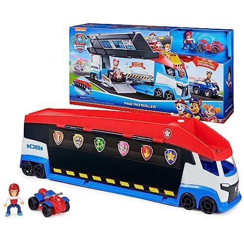 Paw Patrol- Transformable con dos lanzadores de vehículos