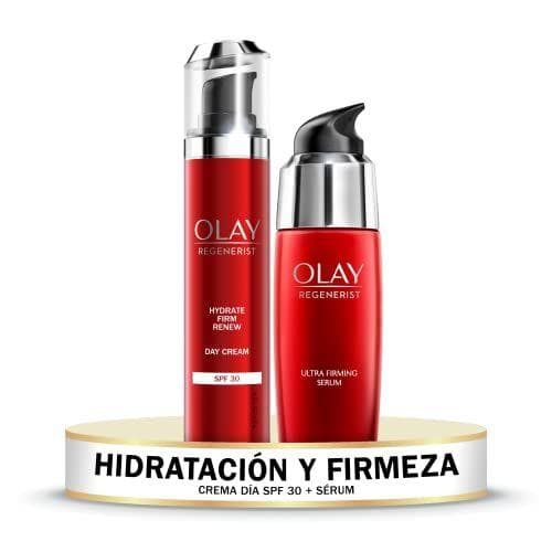 Olay Regenerist - Crema facial de día Con SPF 30 + Sérum De Día Ultrarreafirmante Olay Regenerist - Crema facial de día Con SPF 30 + Sérum De Día Ultrarreafirmante