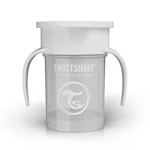 TWISTSHAKE - Vaso antiderrames entrenamiento con asas 230 ml