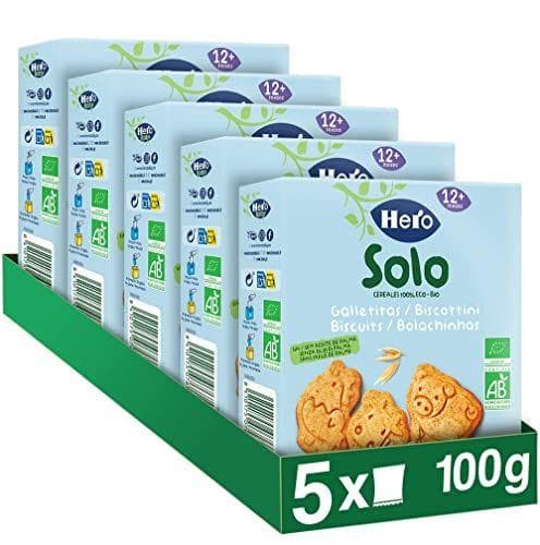 Hero Baby - Galletas de animales infantiles Pack de 5 x 100 g