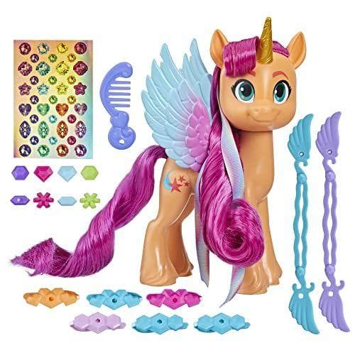 My Little Pony: Make Your Mark - Sunny Starscout Peinados con estilo - Poni de 15 cm con accesorios para el pelo