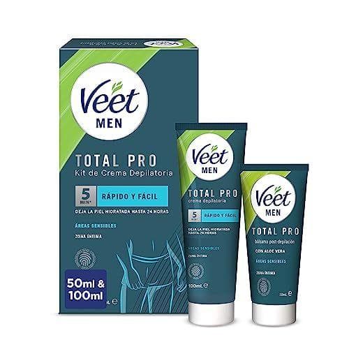 Veet Men - Kit de depilación para zonas íntimas del cuerpo