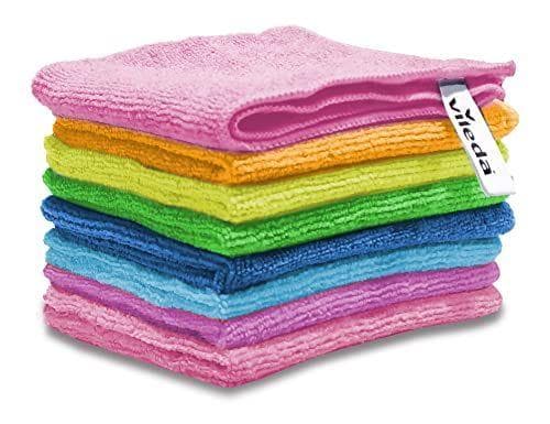 Vileda Set de 8 bayetas Microfibras Colors