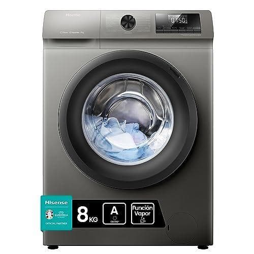 Hisense WFQP8014EVMT - Lavadora con vapor
