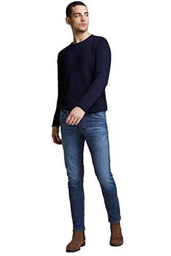 JACK & JONES Jjiglenn Jjoriginal Am 814 Noos, Vaqueros slim Hombre, Azul, 32W / 34L JACK & JONES Jjiglenn Jjoriginal Am 814 Noos, Vaqueros slim Hombre, Azul, 32W / 34L