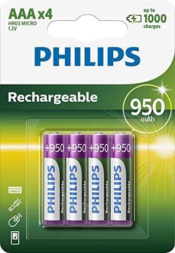 PHILIPS - Pilas AAA Recargables PHILIPS - Pilas AAA Recargables
