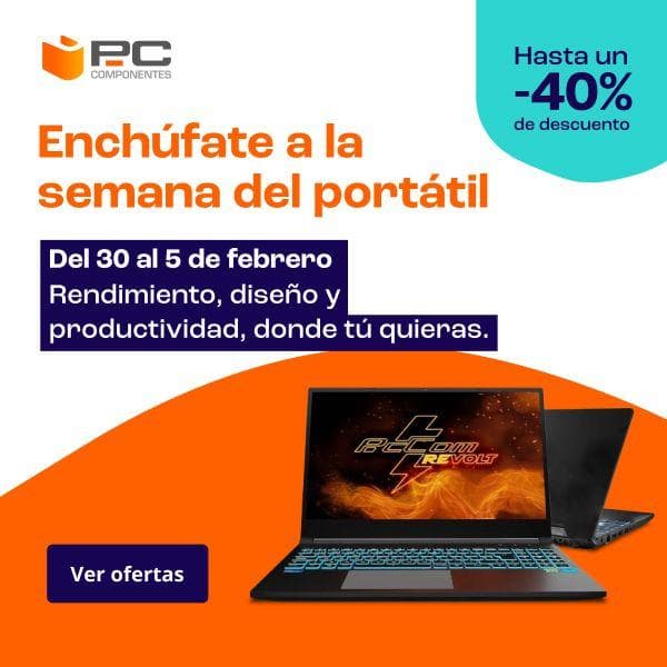Semana del portátil en PcComponentes