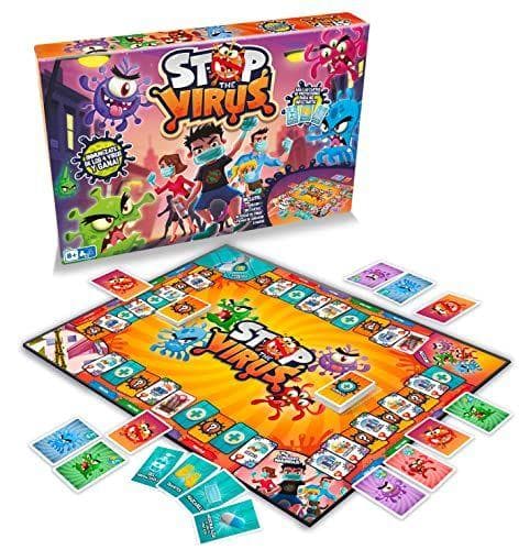 PLAY FUN BY IMC TOYS Stop The Virus - Juego de mesa familiar divertido para niños y niñas +8 Años PLAY FUN BY IMC TOYS Stop The Virus - Juego de mesa familiar divertido para niños y niñas +8 Años