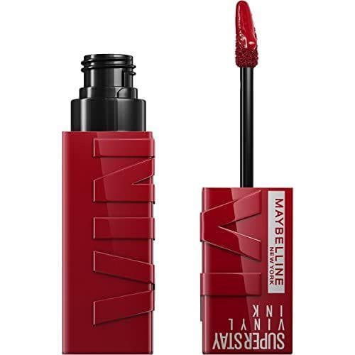 Maybelline New York, Pintalabios efecto Vinilo Superstay Vinyl Ink, Vinilo fijo, Larga Duración, Tono 10 Lippy