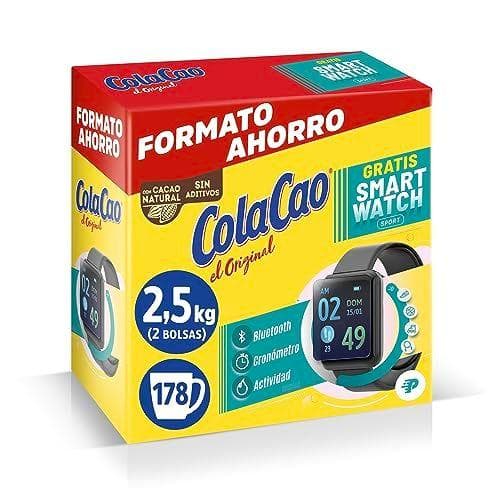 ColaCao Original con cacao natural, 2.5Kg + regalo Smartwatch