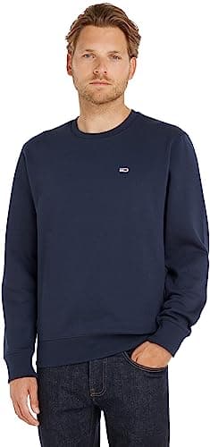 Tommy Jeans - Sudadera sin capucha para hombre