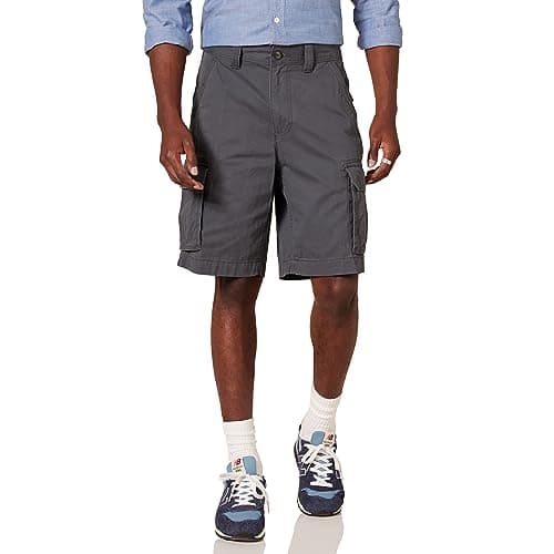 Amazon Essentials - Pantalones cortos cargo de corte clásico de 25 cm