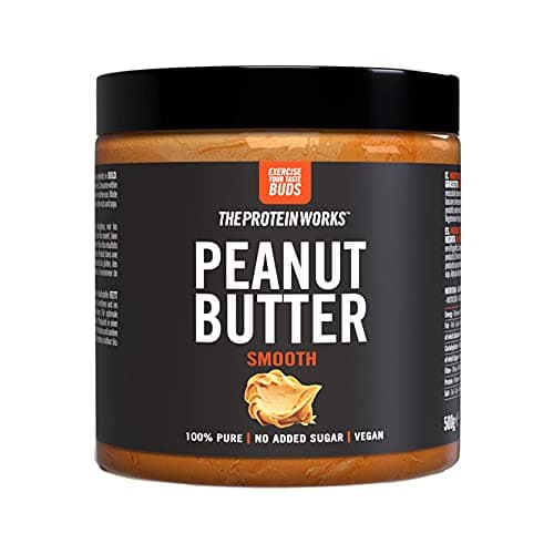 THE PROTEIN WORKS - Mantequilla de cacahuete cremosa | Apto para veganos| Sin azúcares añadidos, conservantes ni aceite de palma