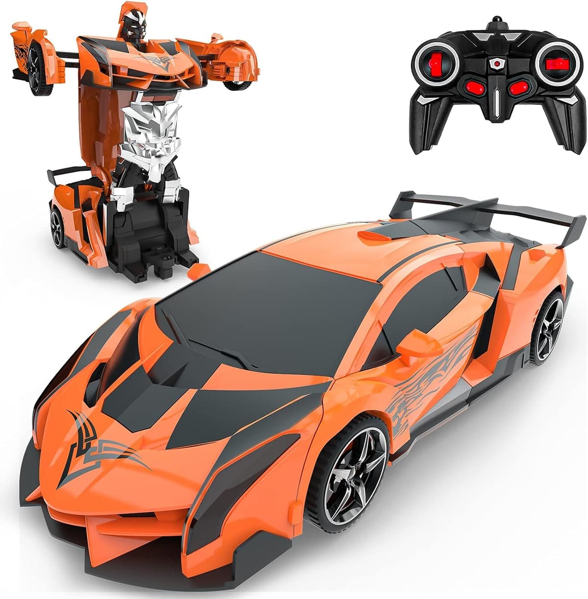 Coche Teledirigido Baztoy 2 en 1 Coche & Robot