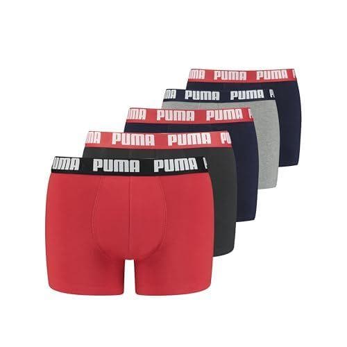 PUMA - Pack de 5 bóxers para hombre PUMA - Pack de 5 bóxers para hombre
