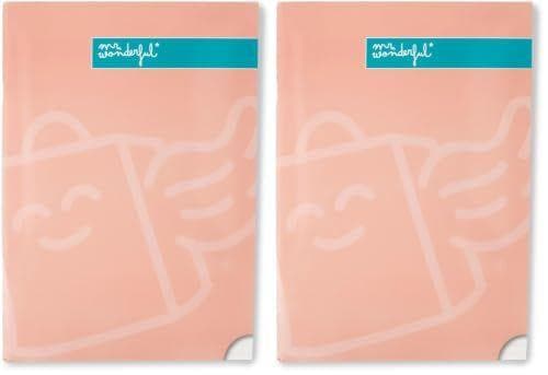 Mr. Wonderful - Pack de 2 libretas A4