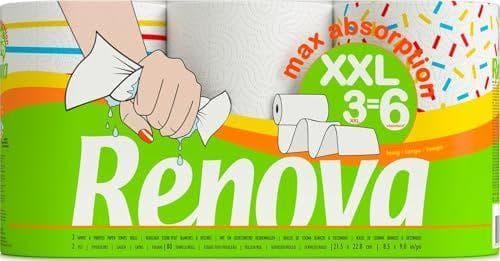 Renova - Pack de 3 rollos de cocina