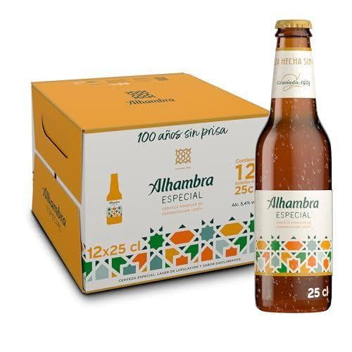 Alhambra Especial - Pack de 12 botellines de cerveza lager