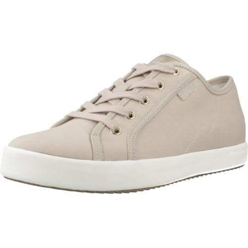 Geox - D BLOMIEE E, Zapatillas Mujer, Beige/Lt Gold,