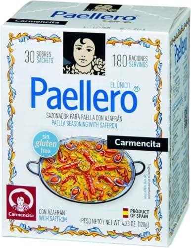 Carmencita - Mezcla de especias para paella - 30 Sobres