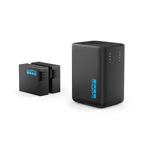 GoPro - Cargador de batería dual + 2 baterías recargables