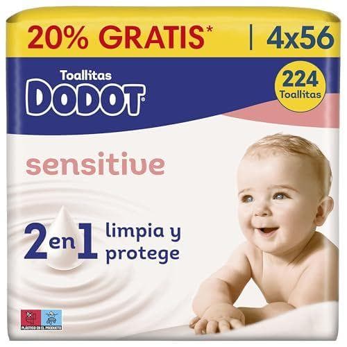 Dodot Toallitas para Bebé Sensitive 216 Toallitas