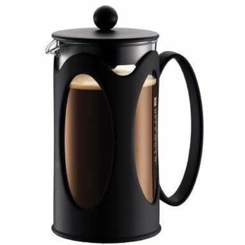 Bodum Kenya - Cafetera con recipiente de cristal borosilicato Bodum Kenya - Cafetera con recipiente de cristal borosilicato