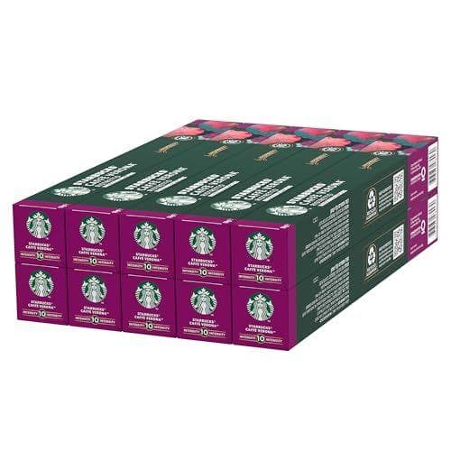 STARBUCKS - 100 capsulas de Caffè Verona de Nespresso | Tueste intenso STARBUCKS - 100 capsulas de Caffè Verona de Nespresso | Tueste intenso