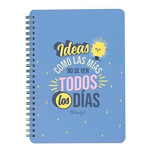 Mr.Wonderful - Libreta A5 - Ideas como las mías no se ven todos los días Mr.Wonderful - Libreta A5 - Ideas como las mías no se ven todos los días