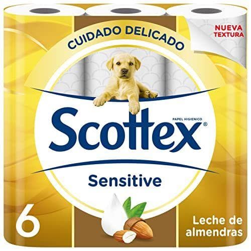 Scottex Sensitive Papel Higiénico Seco 6 rollos