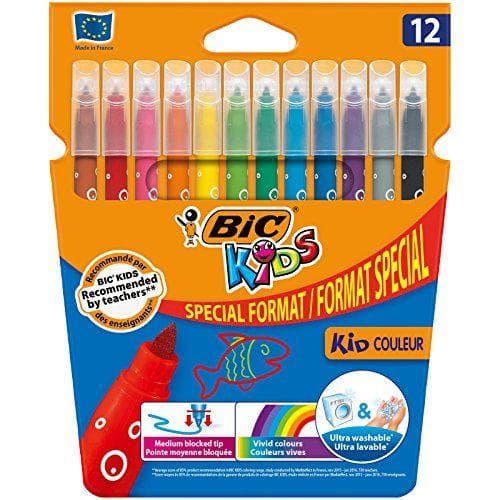 BIC Kids - Pack de 12 rotuladores de colores