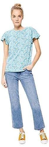 Springfield - Camiseta estampada con manga de vuelo para mujer