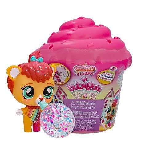 IMC Toys Confetti Party, Mini Muñeca Animalito Sorpresa