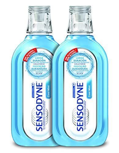 Sensodyne Cool Mint - Enjuague bucal para dientes sensibles, Pack 2 X 500 ml Sensodyne Cool Mint - Enjuague bucal para dientes sensibles, Pack 2 X 500 ml