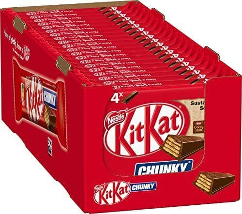 NESTLÉ KITKAT - Barritas de chocolate con leche caja 20 unidades de pack (4x40g) NESTLÉ KITKAT - Barritas de chocolate con leche caja 20 unidades de pack (4x40g)