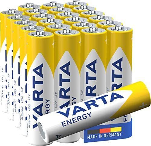 Varta Pila Energy AAA Micro LR03 (paquete de 24 unidades) Varta Pila Energy AAA Micro LR03 (paquete de 24 unidades)