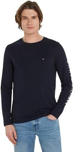 Tommy Hilfiger - Camiseta de manga larga para hombre Tommy Hilfiger - Camiseta de manga larga para hombre