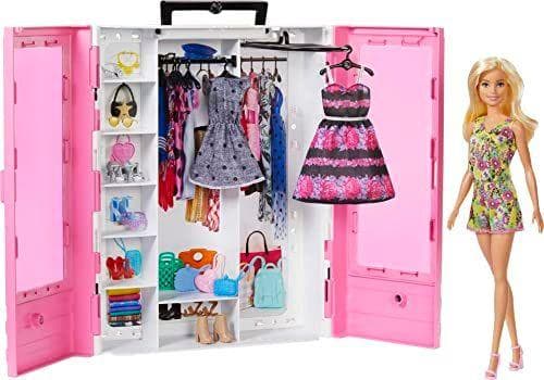 Barbie - Armario portable con muñeca incluida Barbie - Armario portable con muñeca incluida