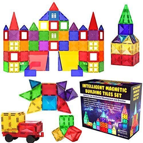 Desire Deluxe Kit Bloques de Construcción Magnéticos 3D para Niños y Niñas de 3 4 5 6 y 7 Años - Juguete Educativo con Figuras Geométricas para Desarrollar la Creatividad de Sus Pequeños - 57 Piezas Desire Deluxe Kit Bloques de Construcción Magnéticos 3D para Niños y Niñas de 3 4 5 6 y 7 Años - Juguete Educativo con Figuras Geométricas para Desarrollar la Creatividad de Sus Pequeños - 57 Piezas