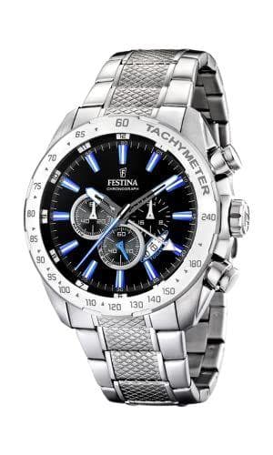 Festina - Reloj analógico para hombre de cuarzo con correa en acero inoxidable Festina - Reloj analógico para hombre de cuarzo con correa en acero inoxidable