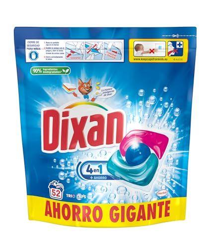 Dixan Total 4+1 - Detergente en cápsulas para lavadora (52 lavados)