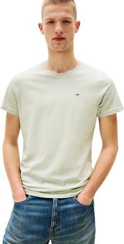 Tommy Jeans - Camiseta slim fit de manga corta para hombre Tommy Jeans - Camiseta slim fit de manga corta para hombre