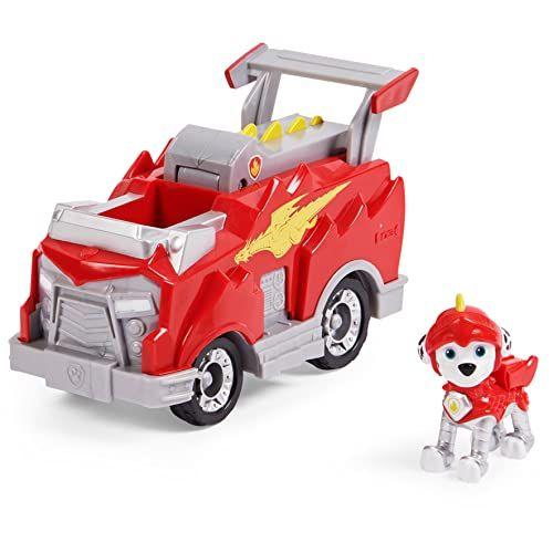 PATRULLA CANINA - Coche transformable Rescue Knights + figura Marshall