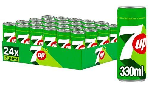 7 UP - Pack de 24 latas de refresco de lima y limón