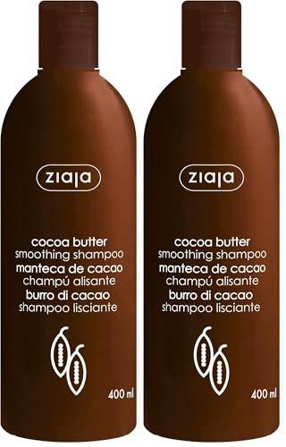 Ziaja - Paquete de 2 botes de champú | Manteca de cacao