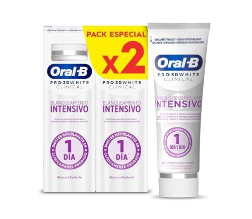Oral-B Pro 3D White - Paquete de 2 tubos de dentrífico 