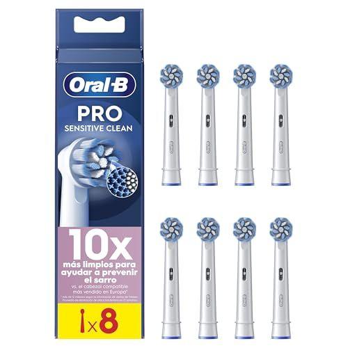 Oral-B Pro Sensitive Clean - Pack de 8 cabezales para cepillo de dientes eléctrico